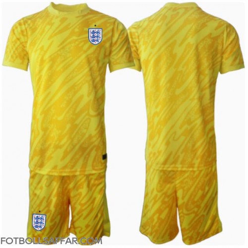 England Målvakt Bortadräkt Barn EM 2024 Kortärmad (+ Korta byxor)